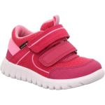Czerwone Sneakersy na rzepy dla dzieci z Goretexu wodoodporne sportowe marki Superfit w rozmiarze 23 