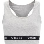 Szare Biustonosze sportowe damskie proste sportowe marki Guess w rozmiarze L 