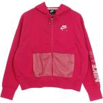 Różowe Bluzy z kapturem damskie sportowe marki Nike w rozmiarze L 