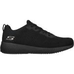 Czarne Sneakersy męskie w stylu casual syntetyczne marki Skechers Squad w rozmiarze 44 