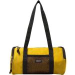 Żółte Shopper bags damskie z odpinanym paskiem eleganckie marki Eastpak 