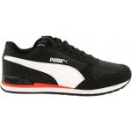 Czarne Sneakersy sznurowane męskie z dzianiny marki Puma w rozmiarze 44 