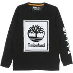 Czarne Koszulki męskie z długimi rękawami marki Timberland w rozmiarze XL 