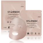 Przecenione Różowe Maski w płachcie damskie - 1 sztuka oczyszczające do skóry tłustej do cery tłustej marki STARSKIN 