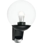 Czarne Lampy z czujnikiem marki Steinel - gwint żarówki: E27 