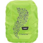 Zielone Plecaki szkolne dla dzieci z osłoną przeciwdeszczową marki Step by Step 