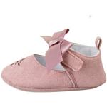 Różowe Buty na rzepy dla niemowląt Rzepy satynowe marki Sterntaler w rozmiarze 20 