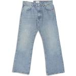 Niebieskie Proste jeansy męskie Bootcut dżinsowe na wiosnę 