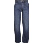 Indygo Proste jeansy z motywem papug dżinsowe marki BOTTEGA VENETA w rozmiarze M 