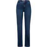 Niebieskie Proste jeansy damskie do prania w pralce dżinsowe marki Brax w rozmiarze XL 