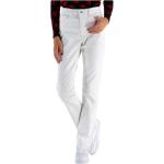 Białe Elastyczne jeansy damskie proste dżinsowe marki Guess 