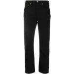 Czarne Proste jeansy damskie dżinsowe marki LEVI´S w rozmiarze S 