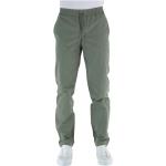 Zielone Elastyczne spodnie męskie w paski marki A.P.C. w rozmiarze L 