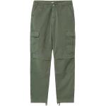 Zielone Eko Spodnie męskie w stylu wojskowym marki Carhartt WIP 