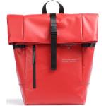 Przecenione Czerwone Plecaki damskie z tworzywa sztucznego marki Strellson 