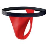 Przecenione Czerwone Majtki sportowe męskie sportowe bawełniane marki Sesto Senso w rozmiarze L 