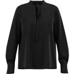 Czarne Bluzki w stylu biznesowym marki Marc Cain w rozmiarze S 