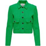 Zielone Kurtki wiosenne & jesienne damskie eleganckie z poliestru marki ONLY w rozmiarze M 