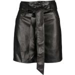 Czarne Krótkie spódnice damskie eleganckie marki Nanushka w rozmiarze M 