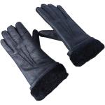 Czarne Rękawiczki zimowe męskie eleganckie marki Dolce & Gabbana w rozmiarze 9 