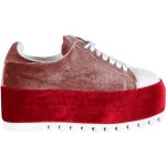 Czerwone Sneakersy damskie eleganckie marki Jeffrey Campbell w rozmiarze 40 