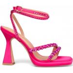 Różowe Sandały na wysokim obcasie damskie eleganckie na lato marki Alma en Pena w rozmiarze 39 
