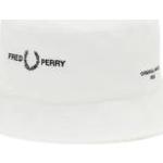 Białe Kapelusze eleganckie marki Fred Perry w rozmiarze M 