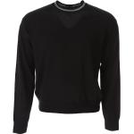 Czarne Swetry męskie eleganckie marki Emporio Armani w rozmiarze L 