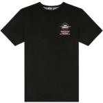 Czarne Koszulki męskie z krótkimi rękawami eleganckie marki Diesel w rozmiarze L 