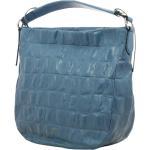 Niebieskie Shopper bags damskie eleganckie marki Abro 
