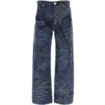 Wielokolorowe Proste jeansy męskie dżinsowe marki Etro 