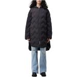 Czarne Płaszcze zimowe damskie eleganckie marki Giorgio Armani w rozmiarze M 