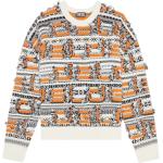 Wielokolorowe Swetry z okrągłym dekoltem męskie eleganckie marki Diesel w rozmiarze XL 
