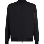 Czarne Swetry na zamek męskie eleganckie marki HERNO w rozmiarze XL 