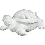 Białe Figurki zwierzęta z motywem żółwi 