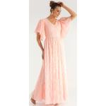 Różowe Zwiewne sukienki damskie w rozmiarze XL 