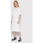 Przecenione Białe Sukienki dzienne damskie marki Armani Exchange w rozmiarze XS 