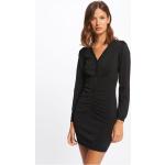 Przecenione Czarne Sukienki dzienne damskie marki MORGAN w rozmiarze XL 