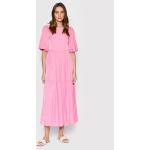 Przecenione Różowe Sukienki damskie na lato marki ONLY w rozmiarze XL 