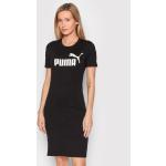 Przecenione Czarne Sukienki dzienne damskie sportowe marki Puma w rozmiarze M 