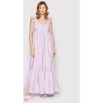 Przecenione Fioletowe Sukienki dzienne damskie marki Twinset w rozmiarze XL 