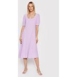Przecenione Fioletowe Sukienki dzienne damskie marki Vero Moda w rozmiarze XL 