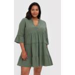Przecenione Zielone Sukienki dzienne damskie marki Vero Moda w rozmiarze 4 XL 