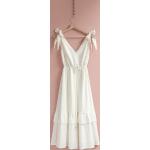 Białe Sukienki midi damskie marki Cocoon 