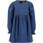 Przecenione Granatowe Sukienki dziecięce jeansowe dla dziewczynek dżinsowe marki Blue Seven w rozmiarze 110 