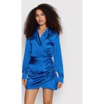 Przecenione Niebieskie Sukienki koktajlowe damskie marki PLEASE w rozmiarze XL 