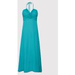 Przecenione Niebieskie Sukienki wieczorowe damskie marki RINASCIMENTO w rozmiarze M 