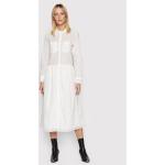 Przecenione Białe Sukienki koszulowe damskie marki Zadig & Voltaire w rozmiarze XS 