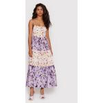 Przecenione Fioletowe Sukienki damskie na lato marki Desigual w rozmiarze XL 