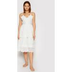 Przecenione Białe Sukienki damskie na lato marki MARELLA w rozmiarze XL 